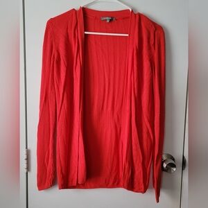 Retro-ology Orange Red Cardigan Sweater